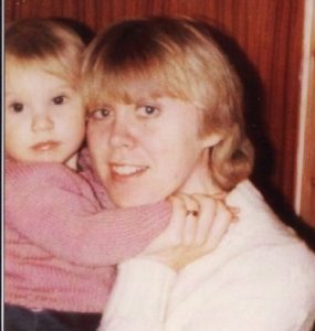 old picture of me and Mum