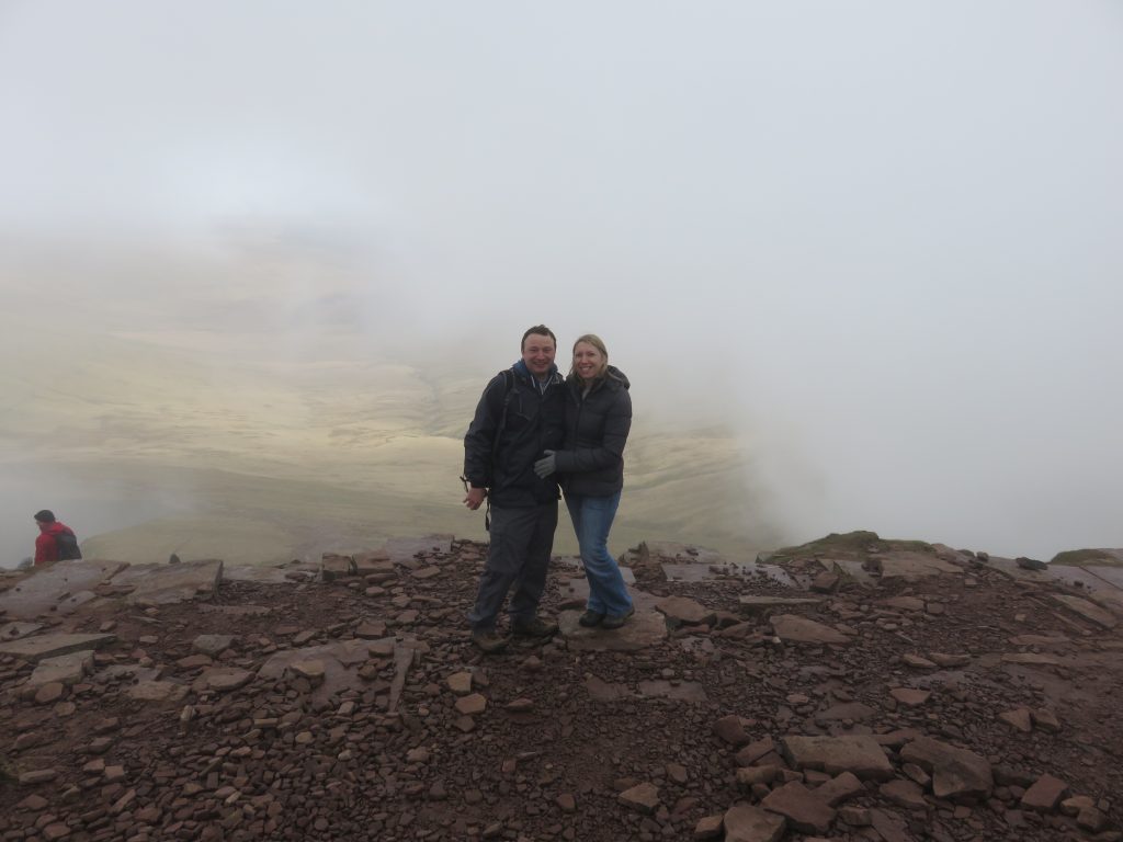 me and Rob on the top of a mountain