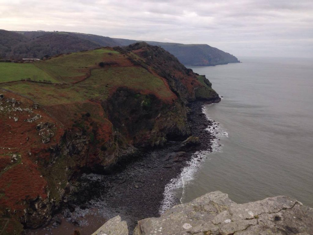 cliffs and sea