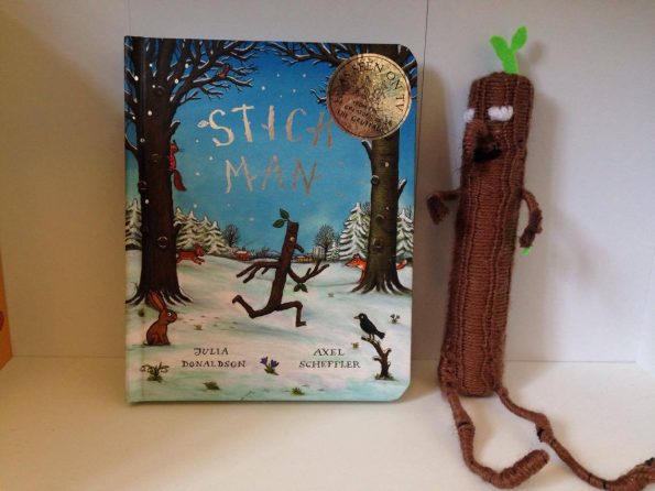 stick man book with stick man figure