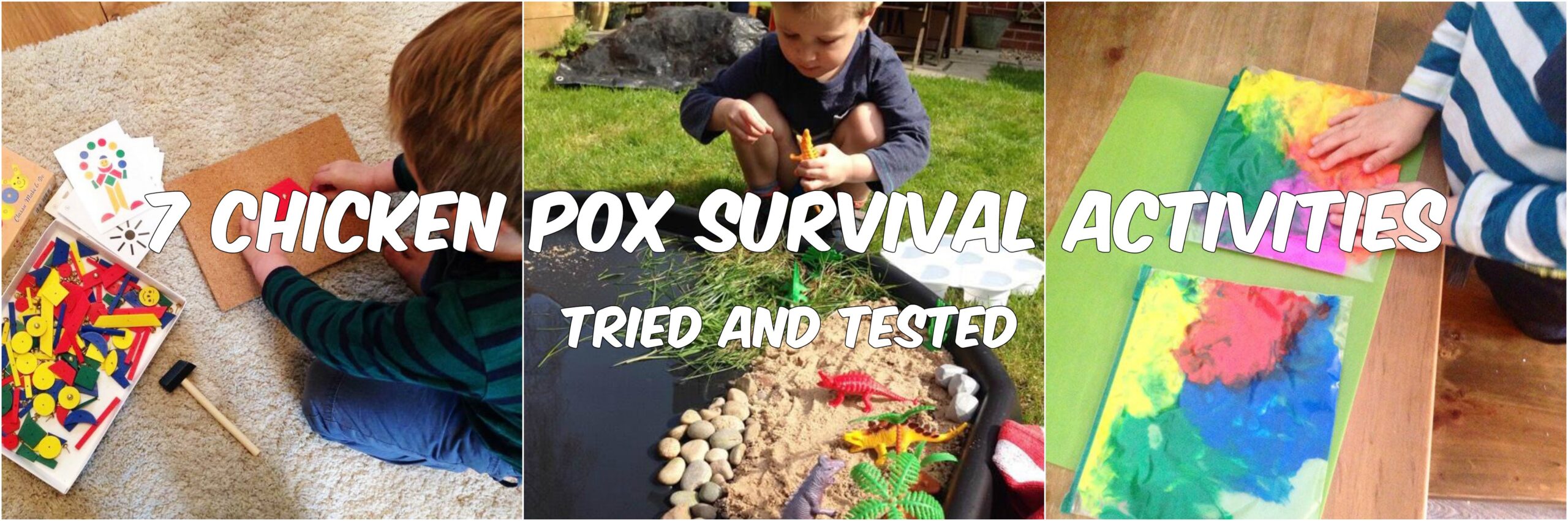 chicken pox survival collage