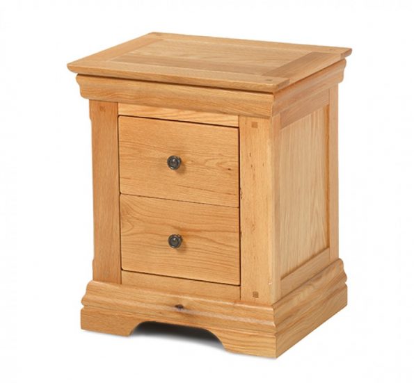 oak bedside table