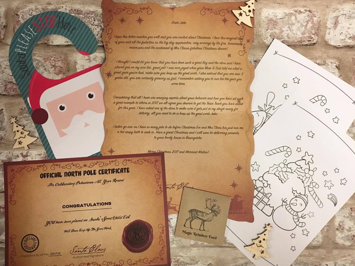 magic santa letter