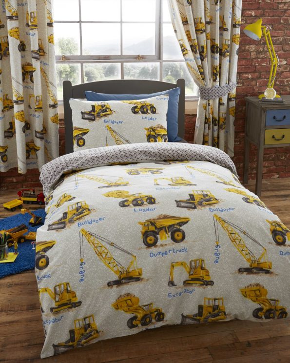 Boys store digger bedroom