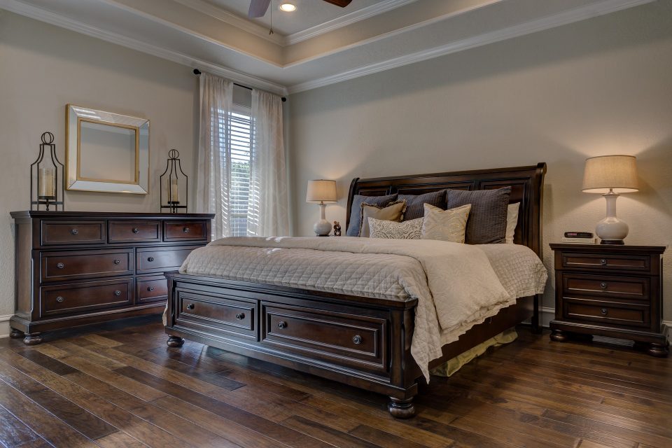 a luxurious adults bedroom