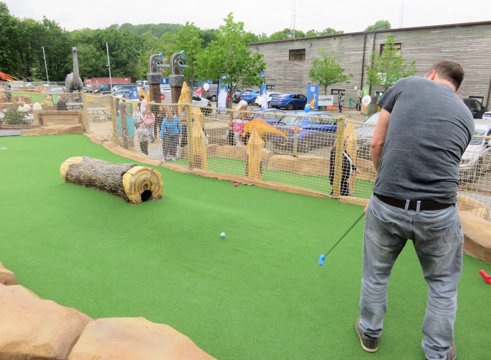 Rob playing golf