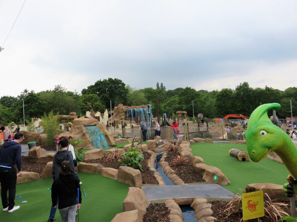 the mighty claws adventure golf course