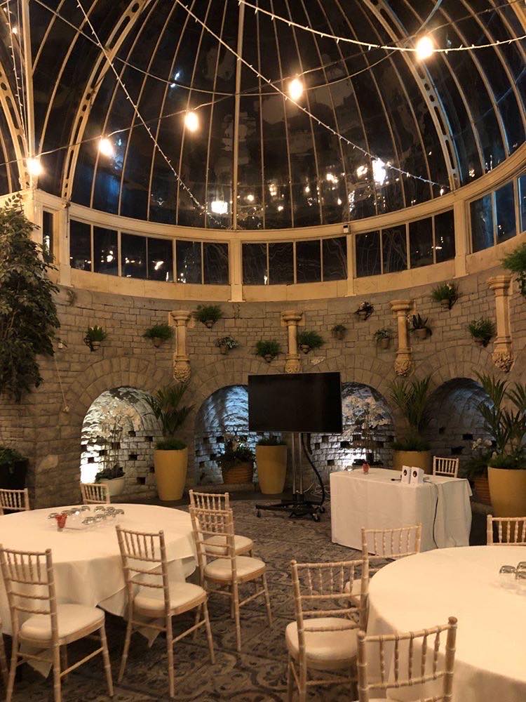 orangery at night