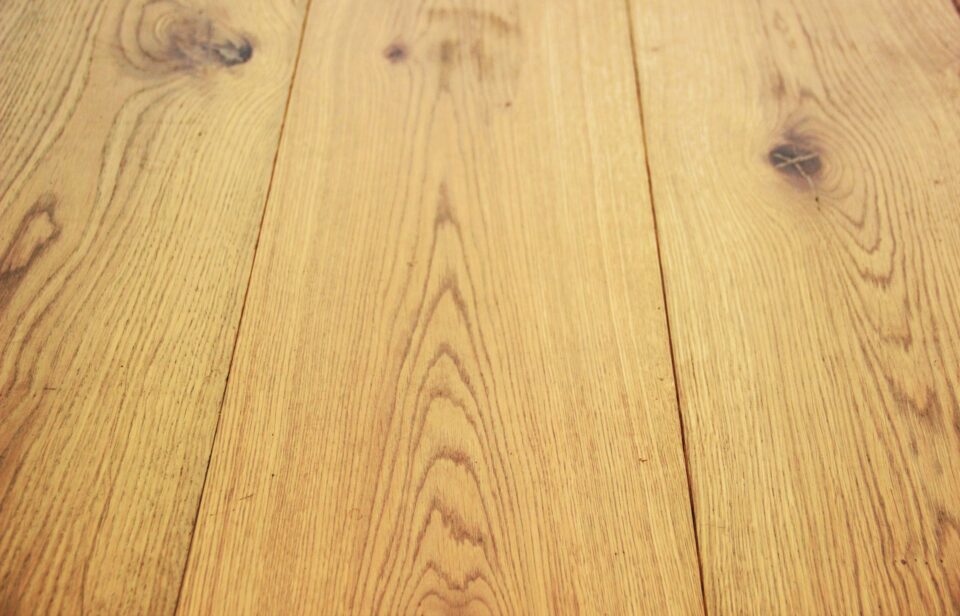 real solid oak floor