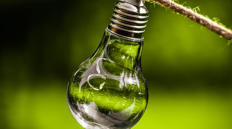 an eco light bulb