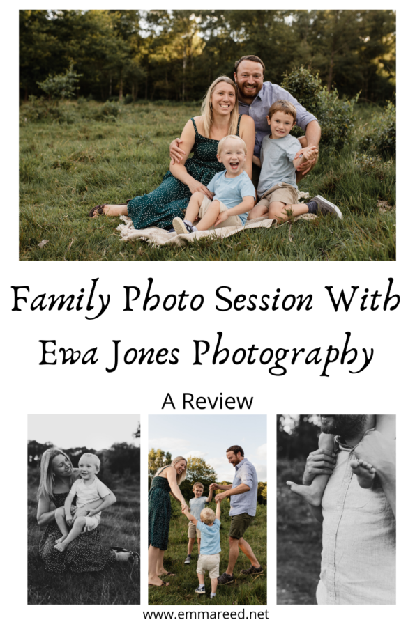 family photo session with Ewa Jones Photography pin