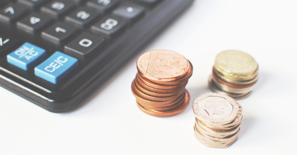 money and a calculator