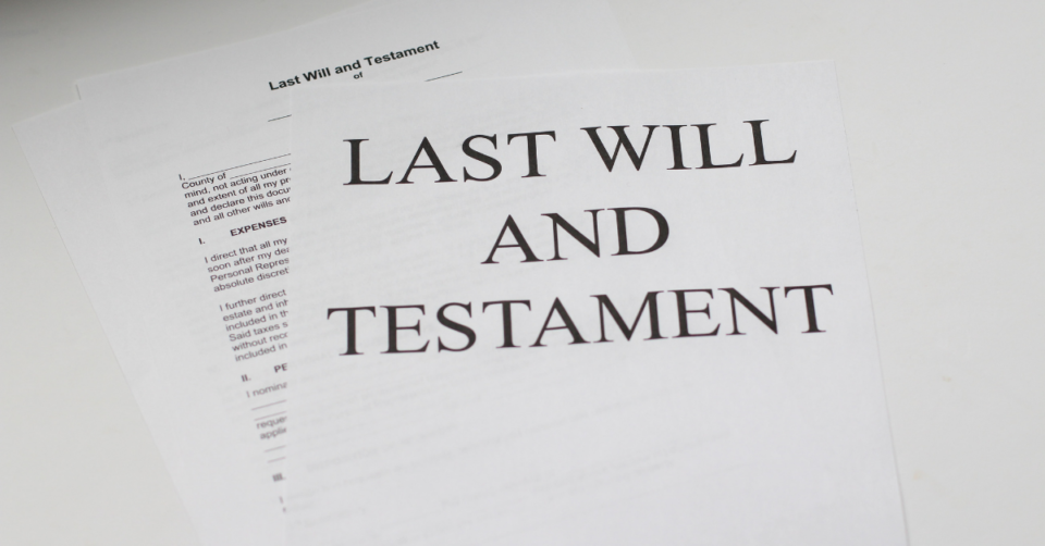 last will and testament