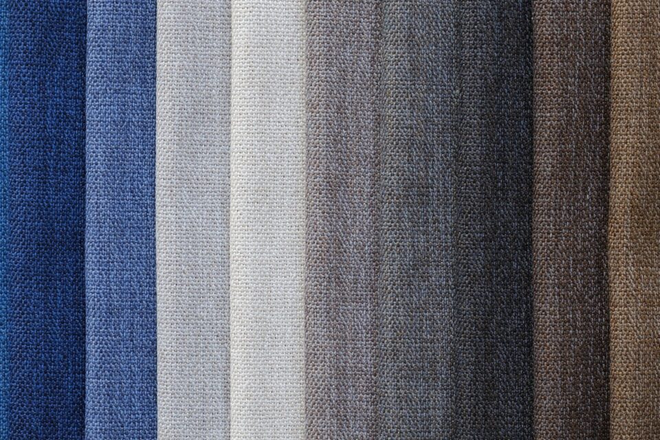 a selection of fabrics