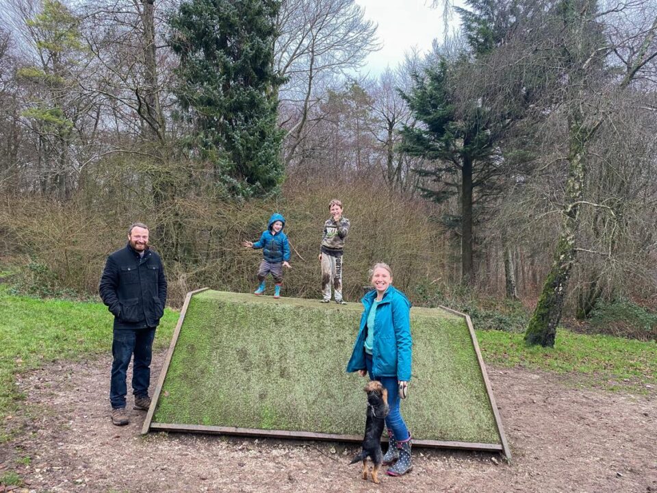 all of us at the dog agility at Queen Elizabeth country park in Hampshire