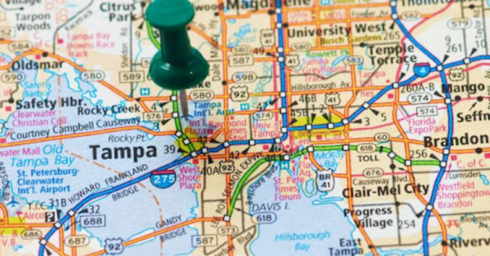 map of Tampa