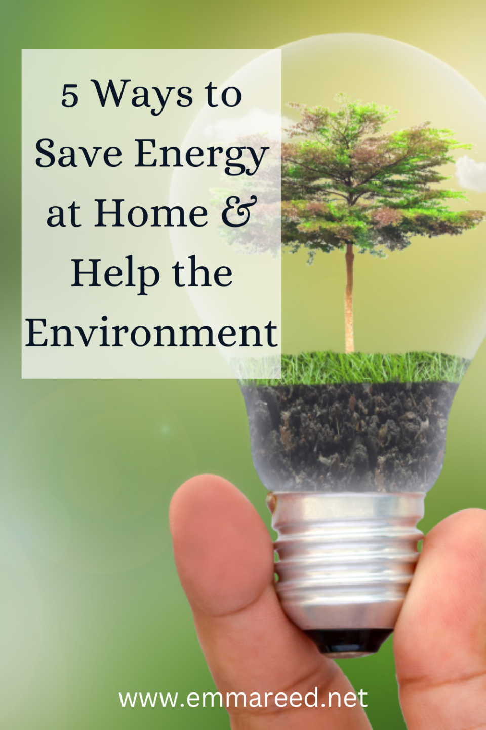 5 Ways to Save Energy at Home & Help the Environment – Emma Reed