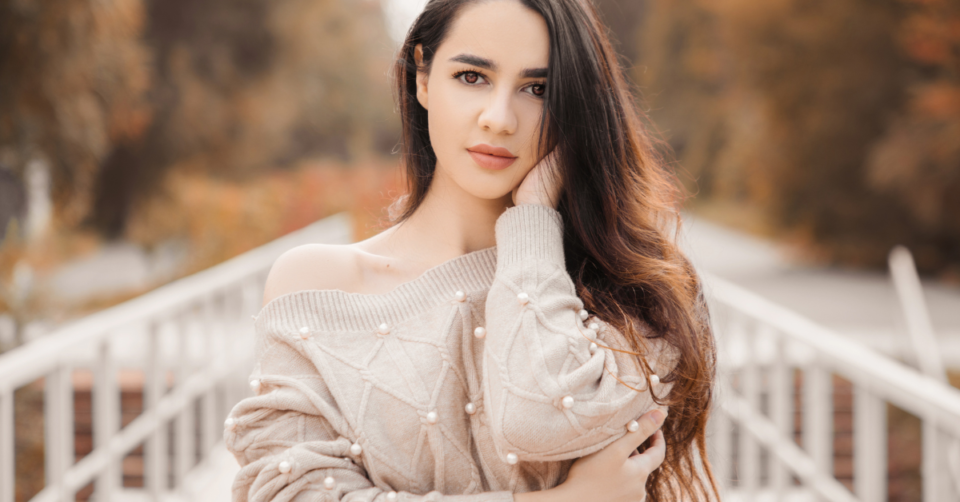 a woman