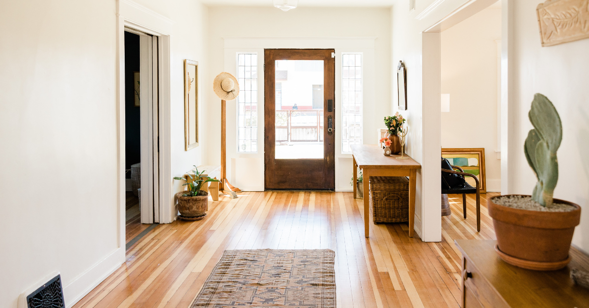 inside a home hallway