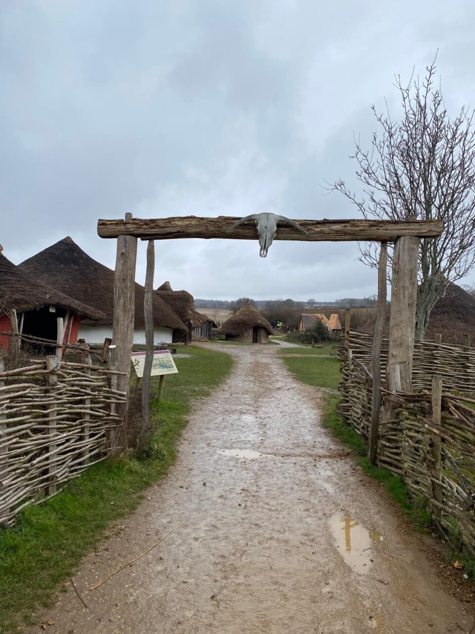 entrance of Butser ancient farm