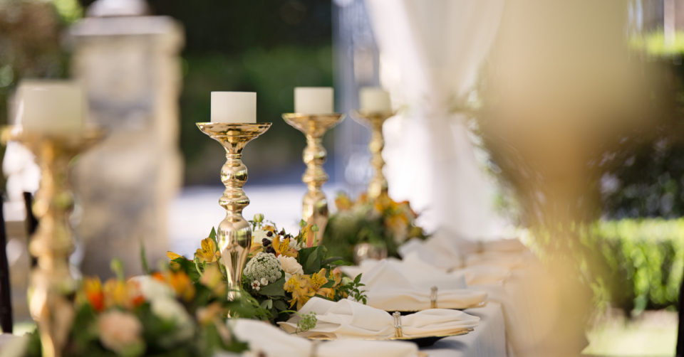 wedding table decor