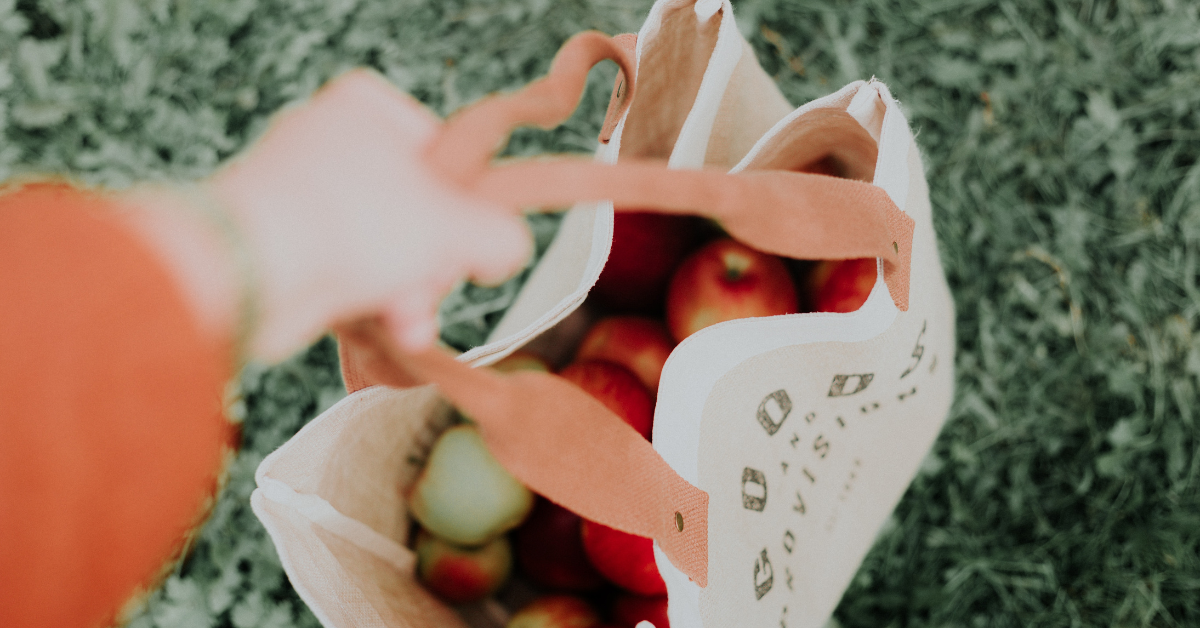 apples in a bag