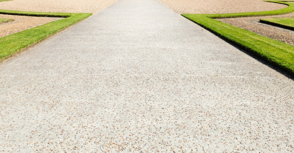 a long driveway