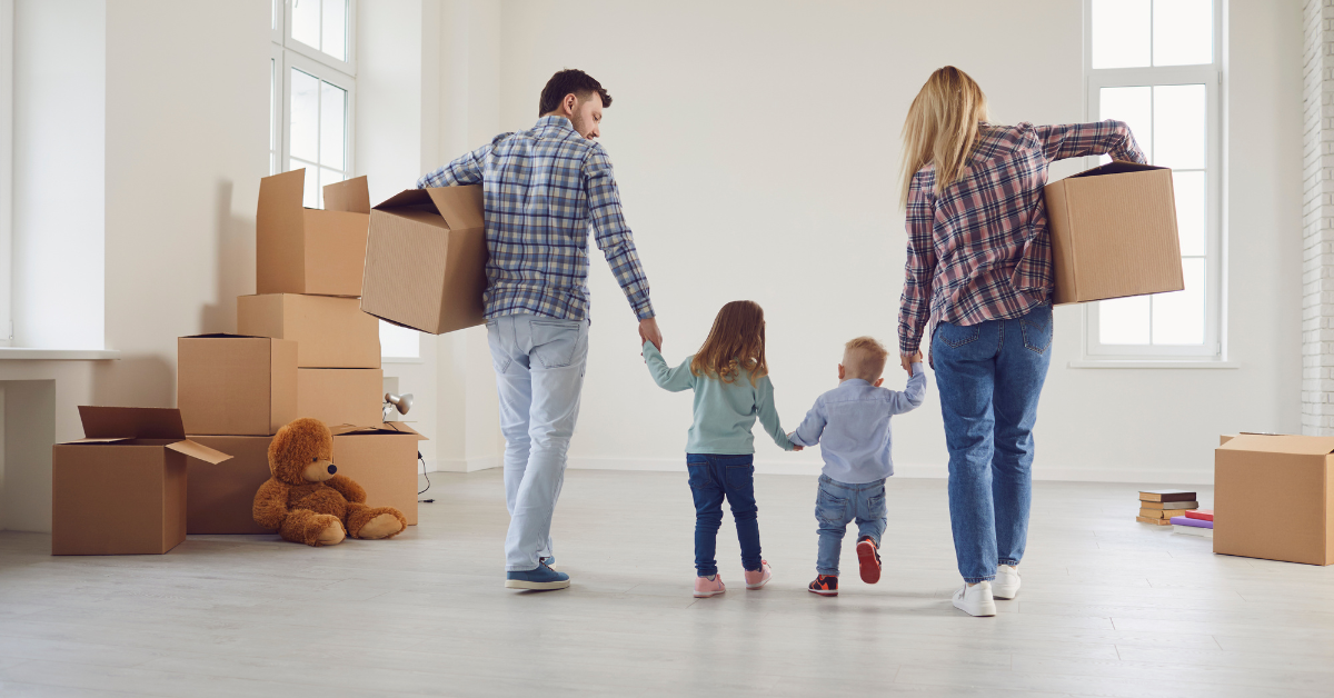 a family moving