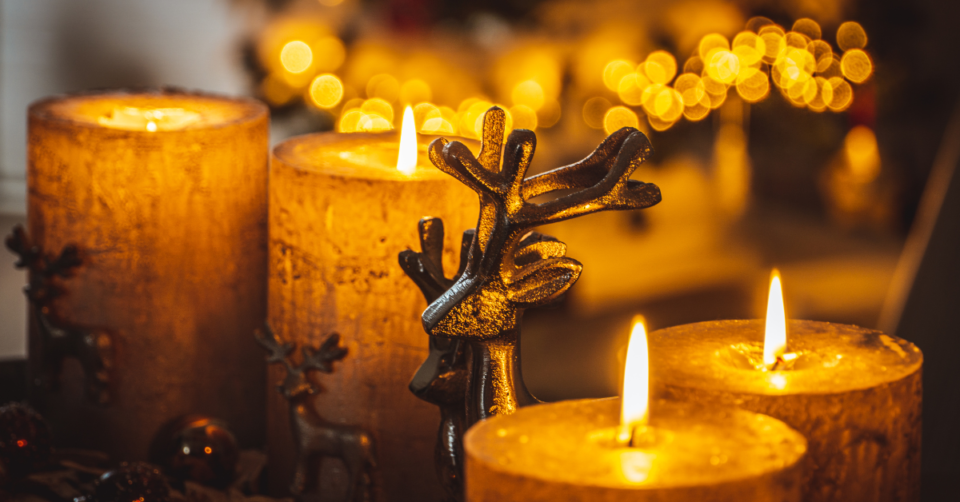 gold candles
