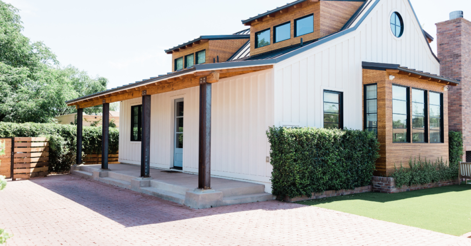 the exterior of a house