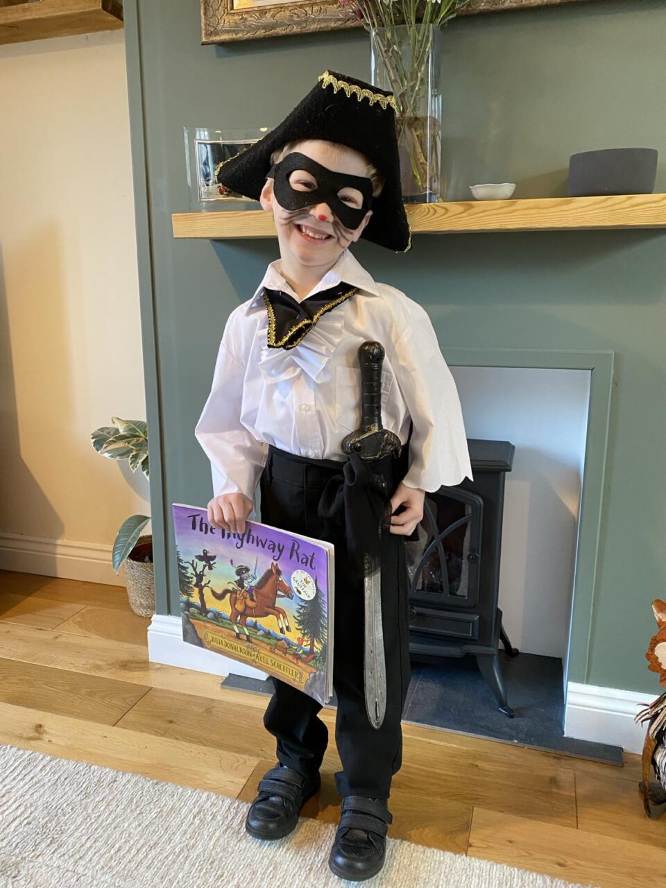 the finished Highway rat world book day costume