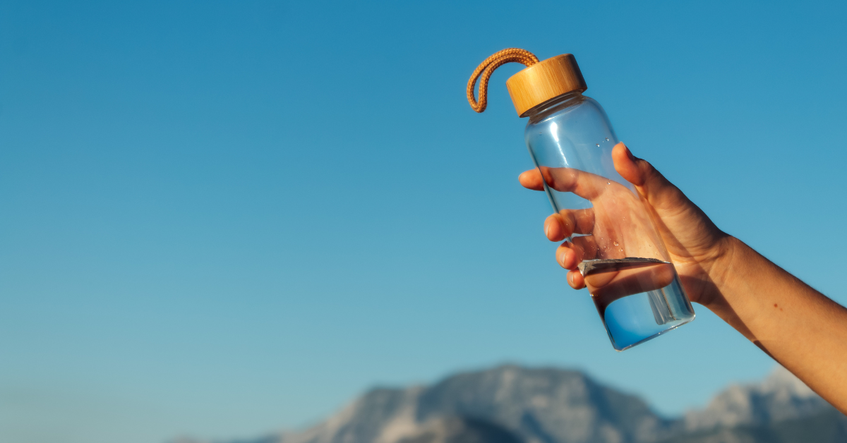 a reusable water bottle