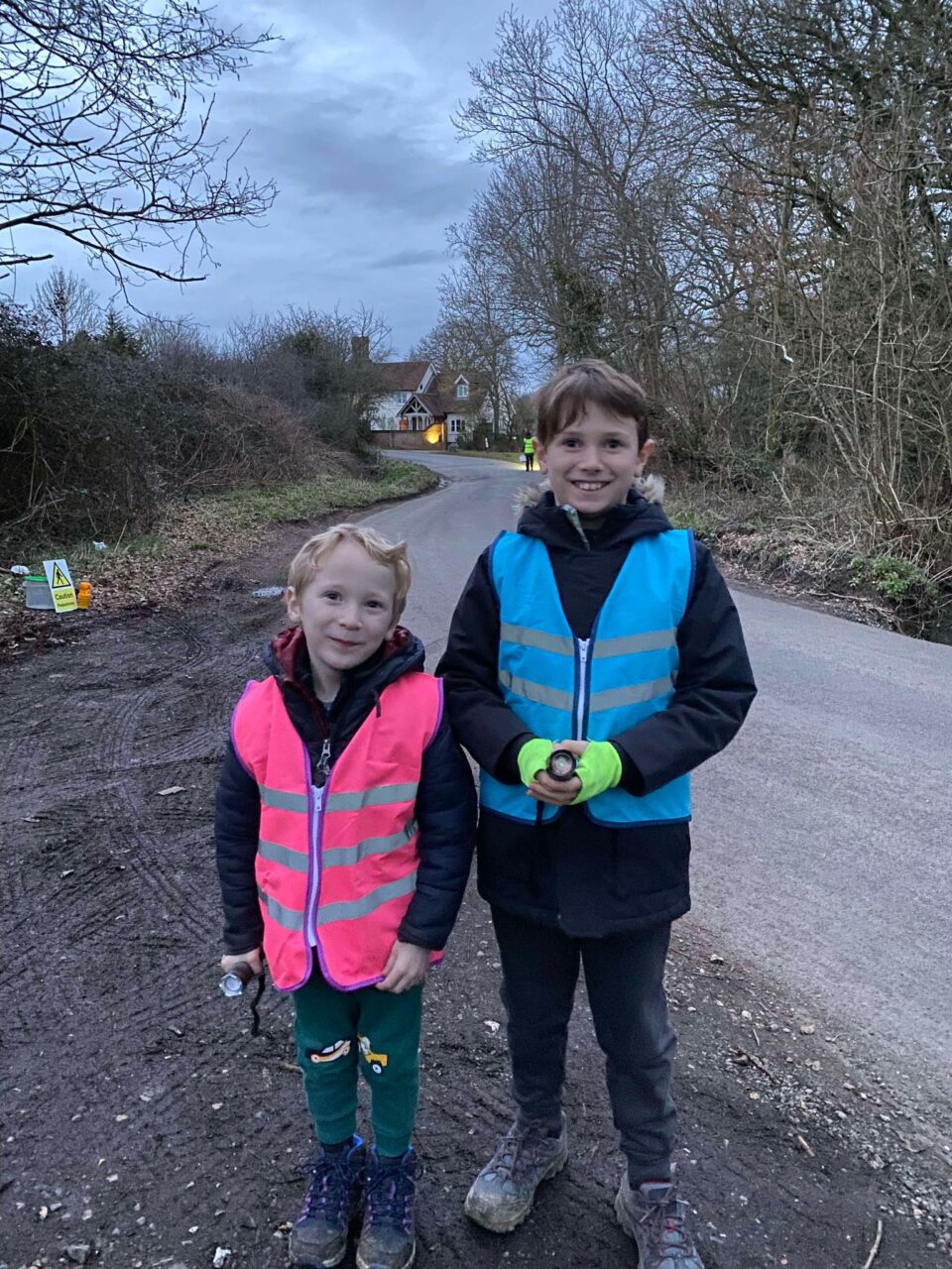 2 boys on toad patrol