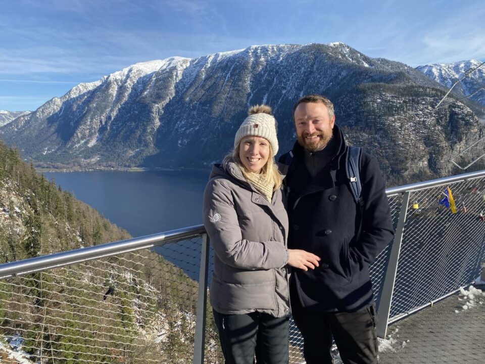 us on the skywalk