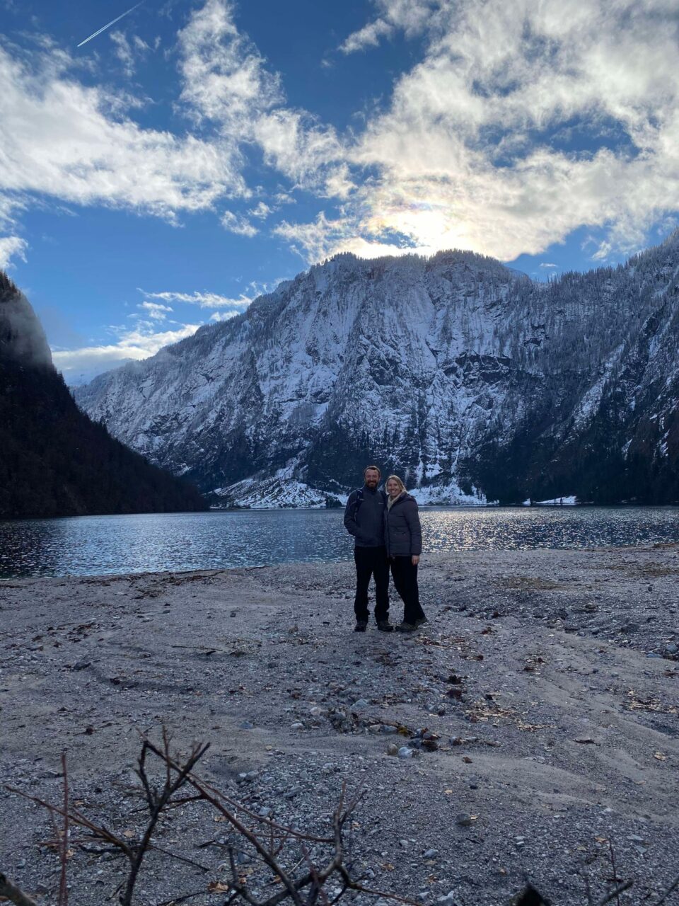 us at Obersee Lake