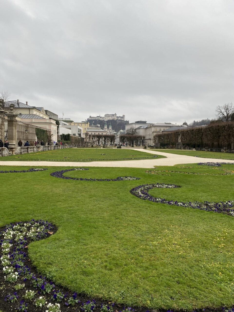 the palace gardens