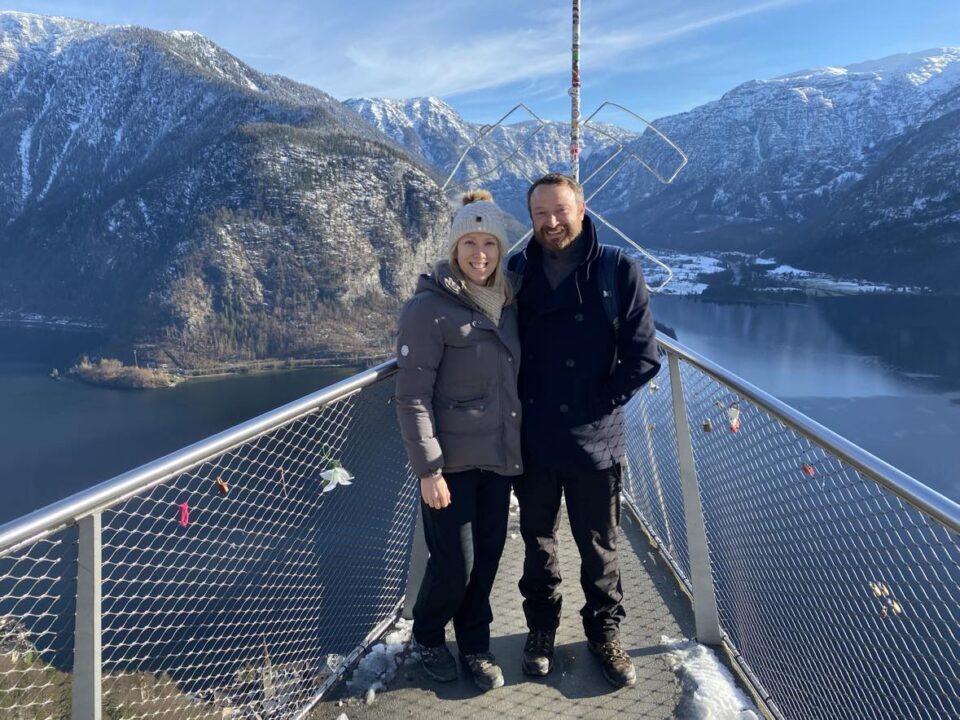 us on the skywalk