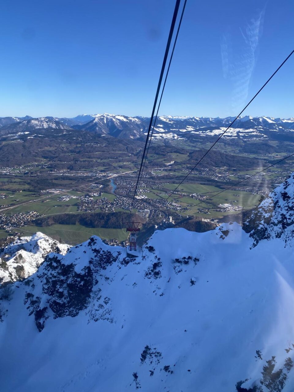 the view from the cable car