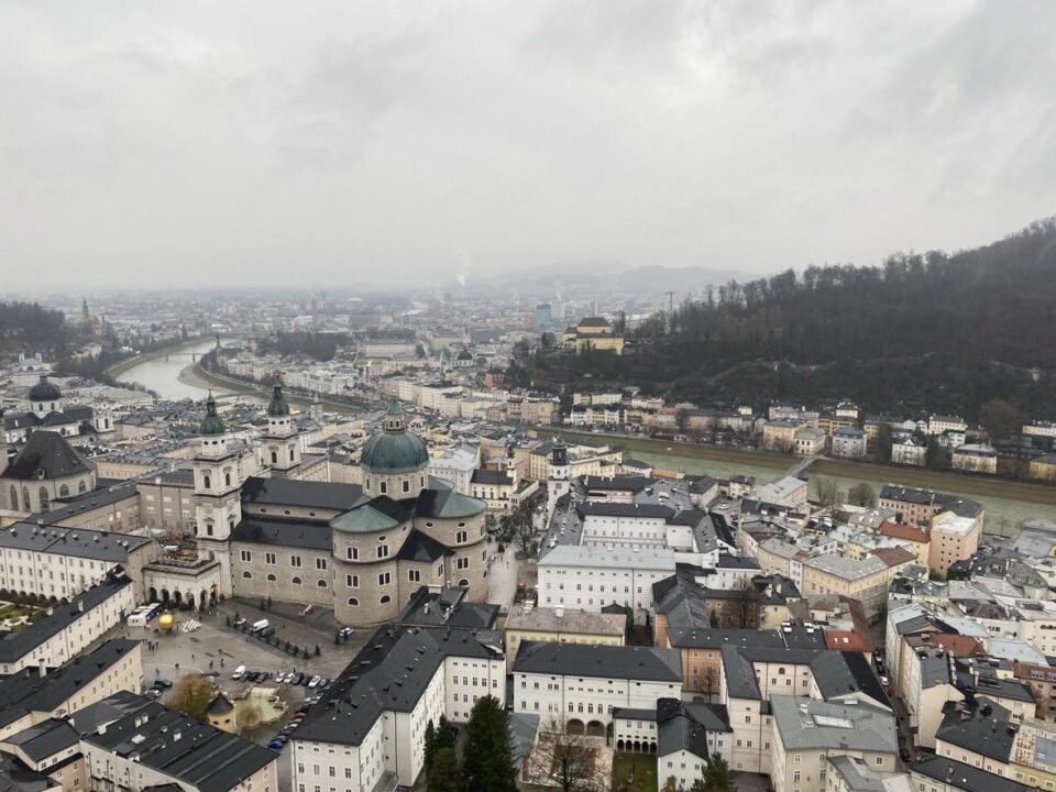 view across salzberg