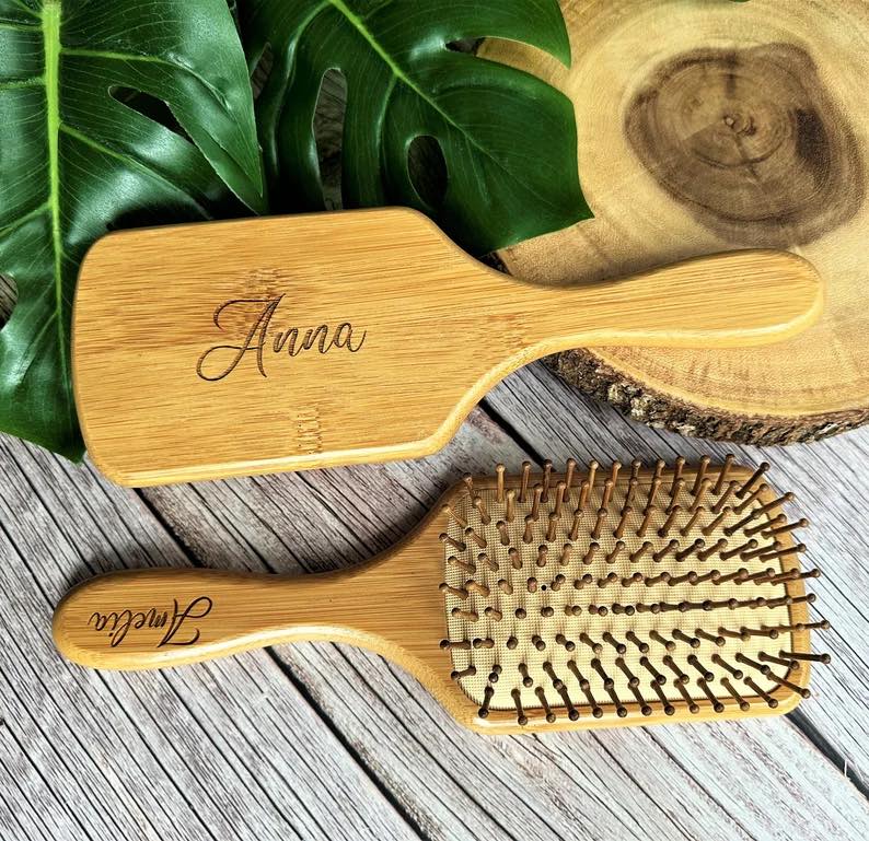 bamboo paddle brush