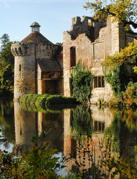 a stunning castle and water in Britannia