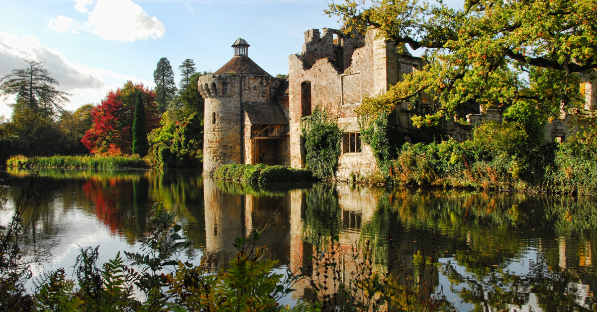 a stunning castle and water in Britannia