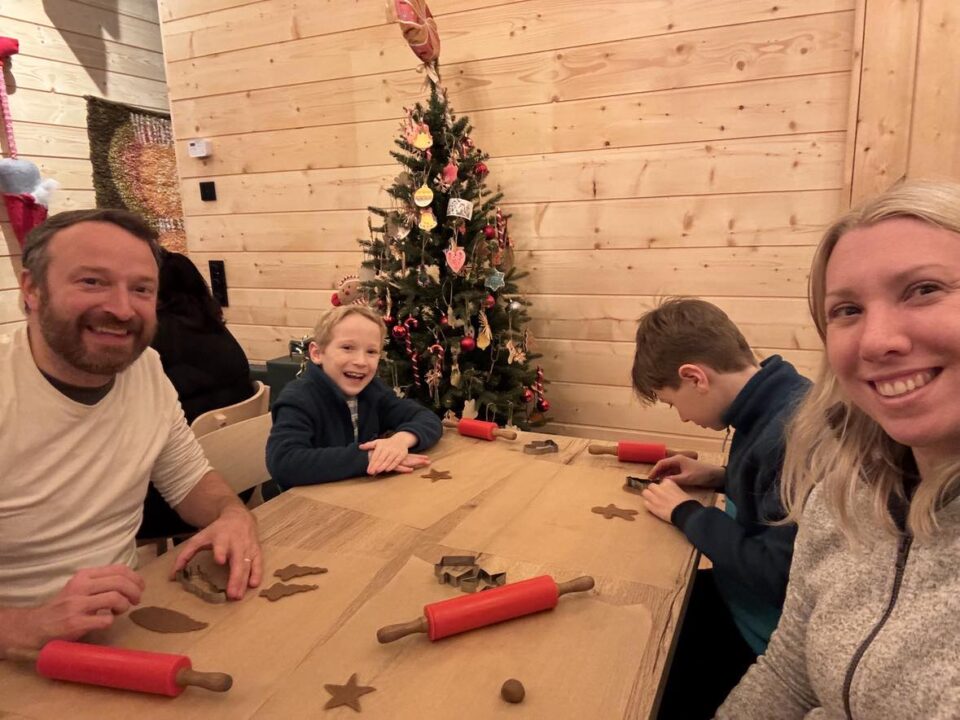 all of us at the gingerbread house