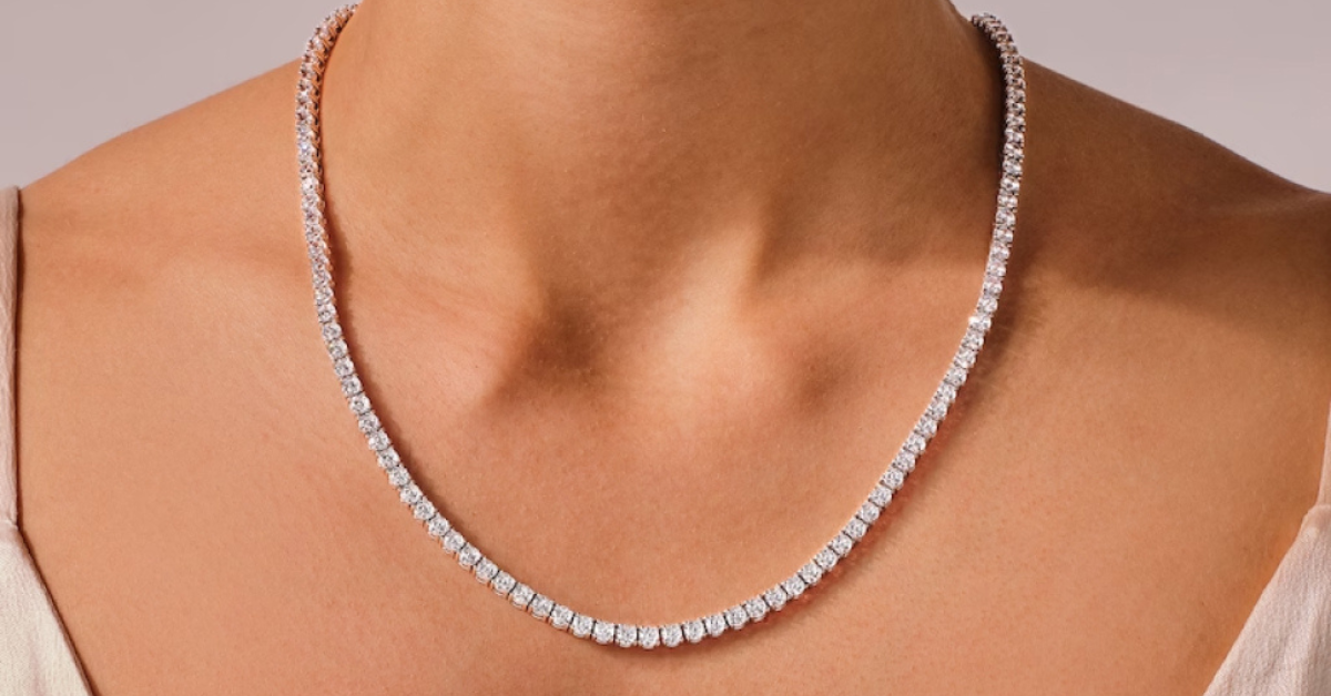 moissanite necklace