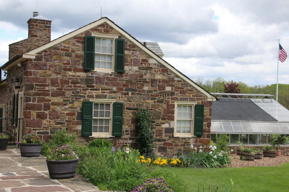 a stone home