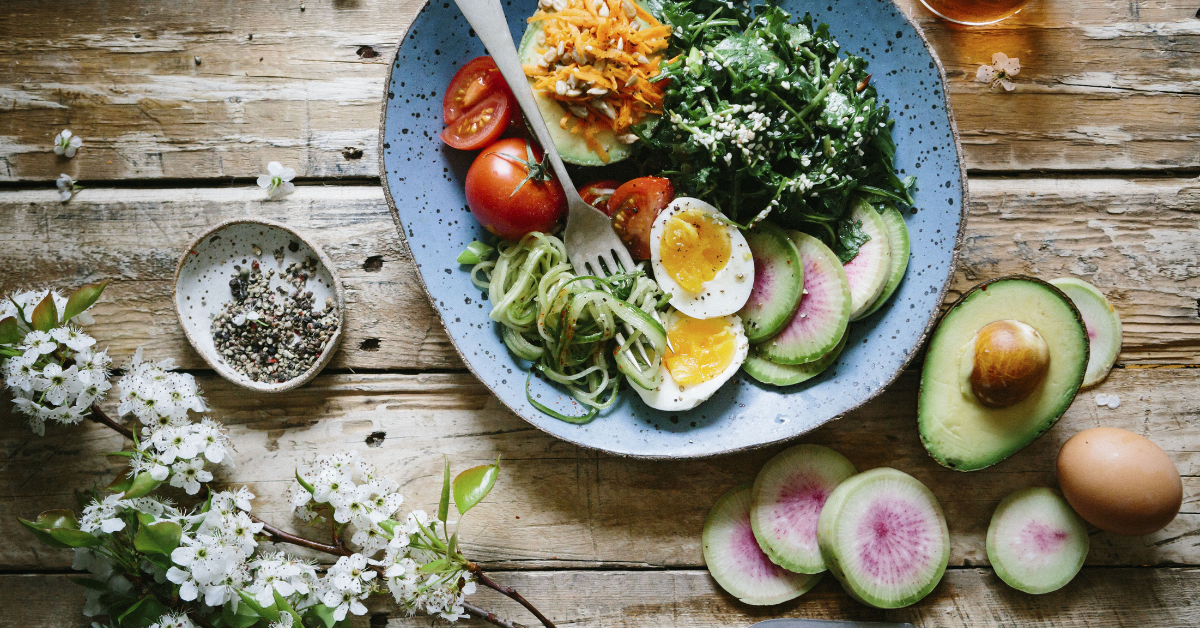 healthy food in a bowl