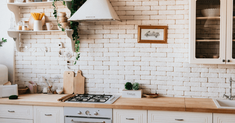 a lovely light and airy kitchen