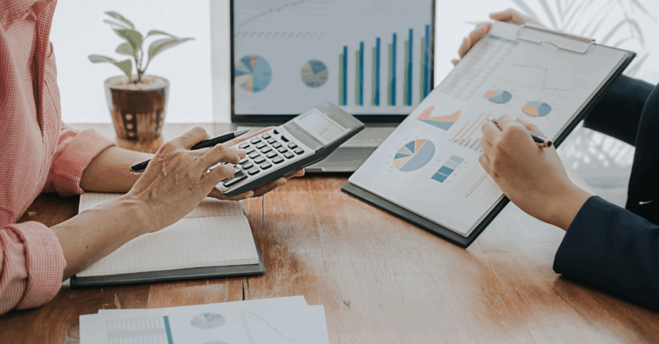 business margin growth and graphs