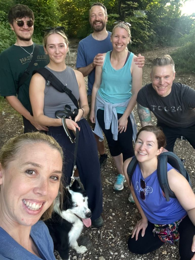 the team for three peaks