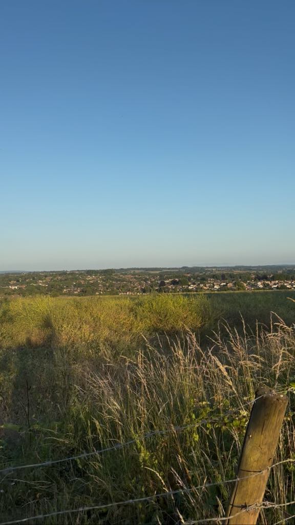 the view across Alton from one of the hills